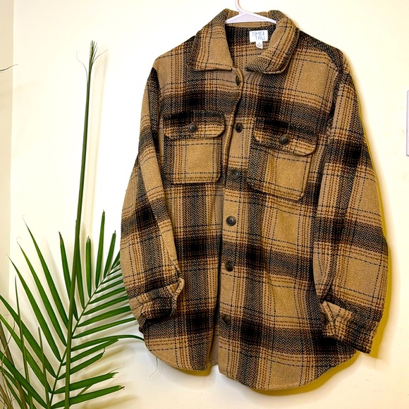 Time & Tru - Oversized Grandpa Chic jacket / shacket - Picture 1 of 6